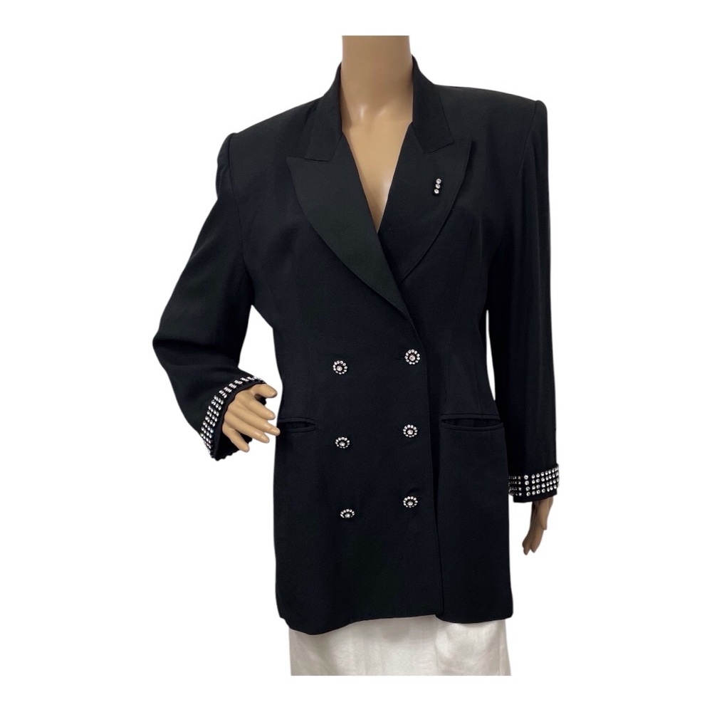 Solini Women's Black Blazer, 10